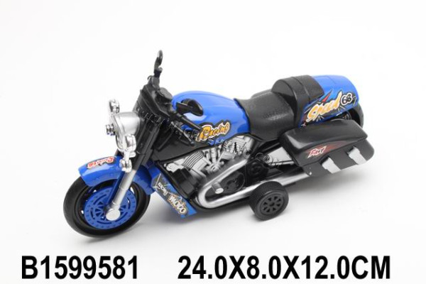 Мотоцикл инерционный (24 см) "Крутой транспорт" цвет микс (арт. 1599581)